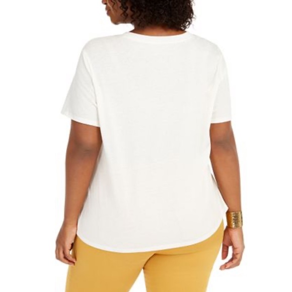 NEW “yes she can” graphic top T-shirt plus size - Picture 3 of 9